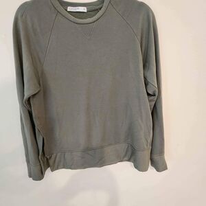 Anthropology Stateside Softest Fleece Raglan Green Sweatshirt Size Small NWT